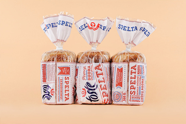 牛角面包包装设计极简风彰显的气息