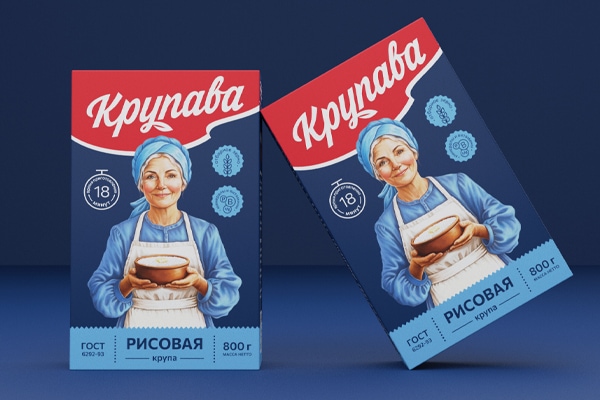 谷物品牌 Krupava包装设计