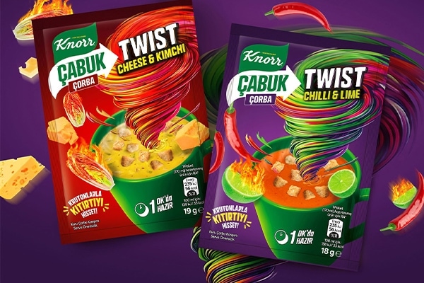 KNORR 速食汤 Twist 系列包装设计